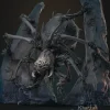 Miniature<Kharzah Spider Monster - Miniature Marvels: Airplane Models & Painted Dice