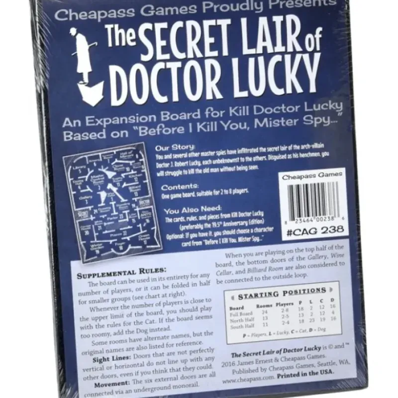 Board Game<Kill Doctor Lucky: The Secret Lair of Doctor Lucky Expansion CAG 238 - Miniature Marvels: Airplane Models & Painted Dice