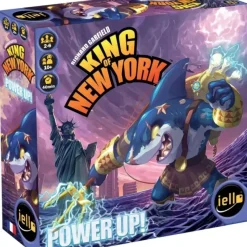 Board Game<King of New York: Power up Expansion - IEL 51290 - Miniature Marvels: Airplane Models & Painted Dice