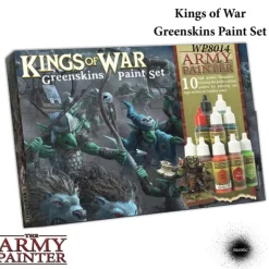 Paint<Kings of War - Greenskins Paint Set: License Warpaints TAP WP8014 - Miniature Marvels: Airplane Models & Painted Dice
