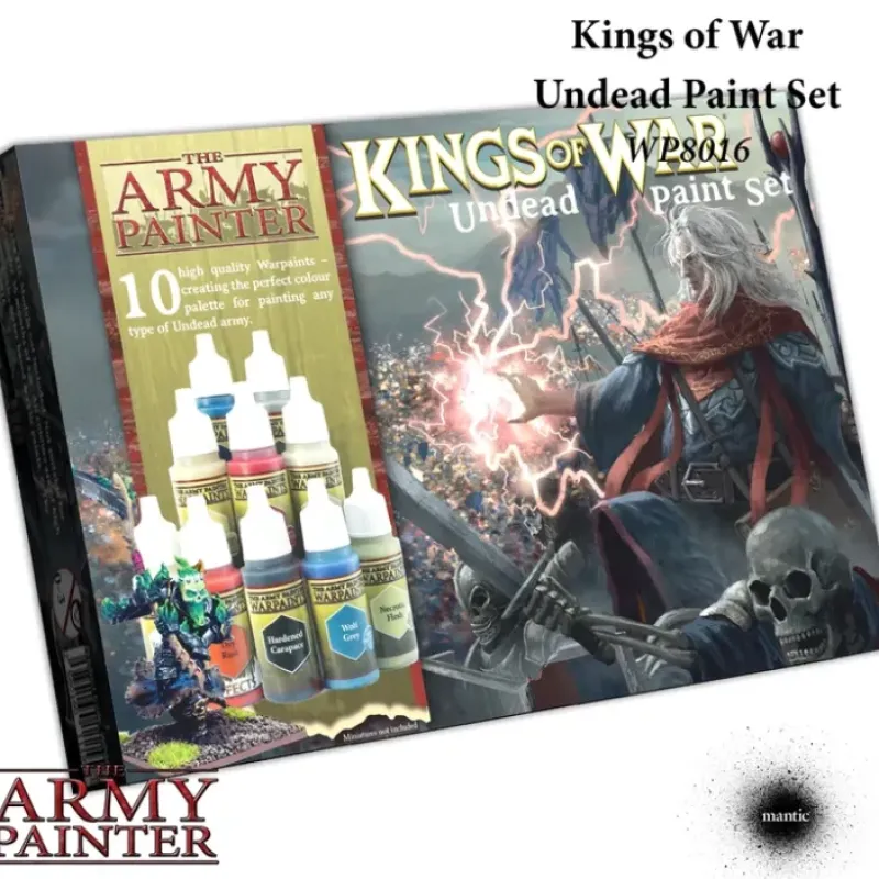 Paint<Kings of War - Undead Paint Set (10): License Warpaints TAP WP8016 - Miniature Marvels: Airplane Models & Painted Dice