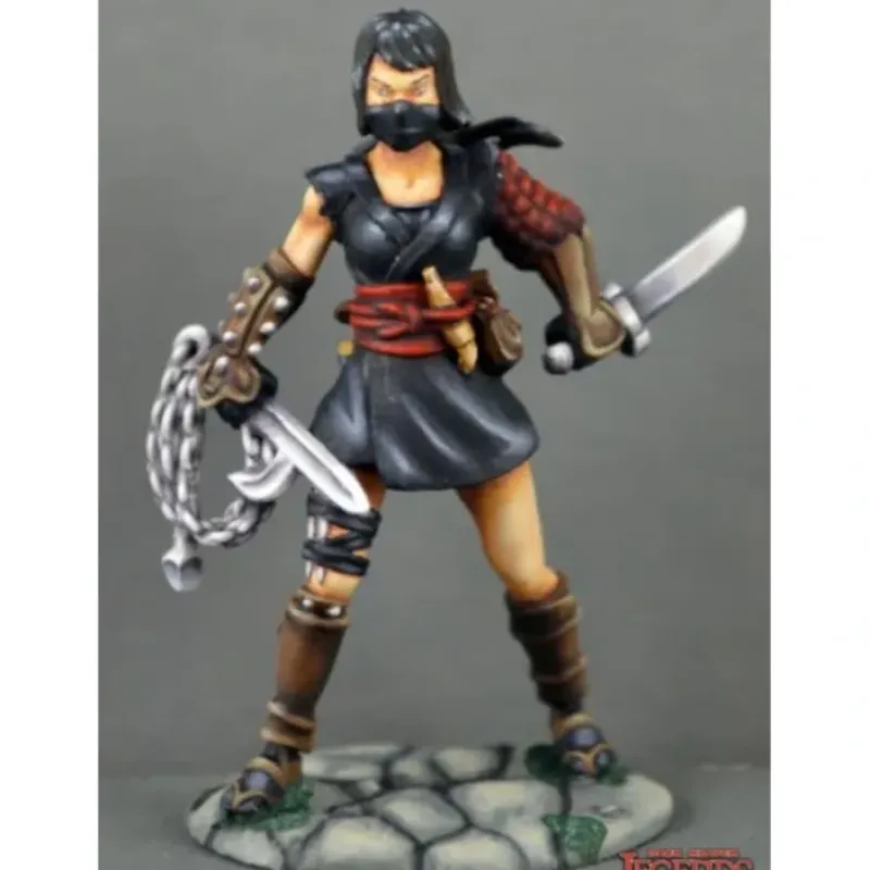 Miniature<Kiri, Female Ninja: Dark Heaven Legends RPR 03812 - Miniature Marvels: Airplane Models & Painted Dice