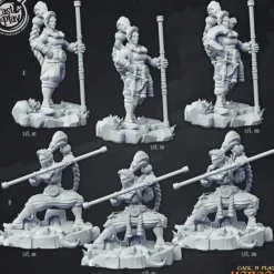 Miniature<Kiroda "The Monk" - Miniature Marvels: Airplane Models & Painted Dice