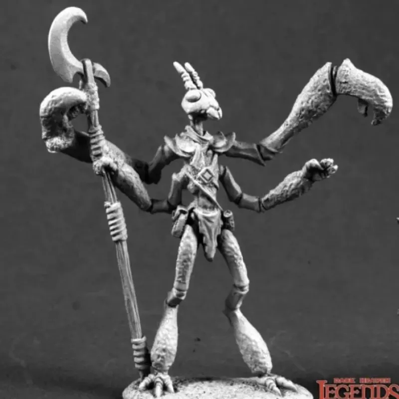 Miniature<Klichik, Mantis Warrior: Dark Heaven Legends RPR 03552 - Miniature Marvels: Airplane Models & Painted Dice