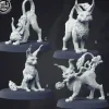 Miniature<Kneazel - Miniature Marvels: Airplane Models & Painted Dice