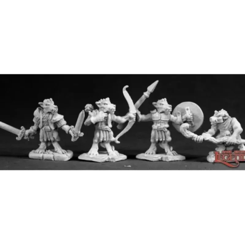 Miniature<Kobolds (4): Dark Heaven Legends RPR 03064 - Miniature Marvels: Airplane Models & Painted Dice