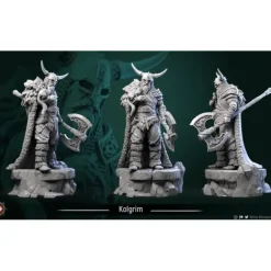 Miniature<Kolgrim - Miniature Marvels: Airplane Models & Painted Dice
