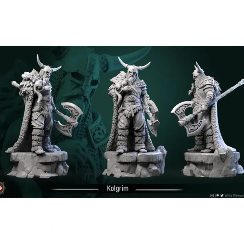 Miniature<Kolgrim - Miniature Marvels: Airplane Models & Painted Dice