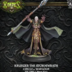 Miniature<Krueger the Stormwrath: Circle Orboros - Warlock PIP 72003 - Miniature Marvels: Airplane Models & Painted Dice