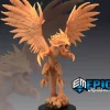 Miniature<Kukulkan Flying - Miniature Marvels: Airplane Models & Painted Dice