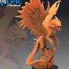 Miniature<Kukulkan Landed - Miniature Marvels: Airplane Models & Painted Dice