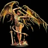 Miniature<Lamashtu, 32mm - Miniature Marvels: Airplane Models & Painted Dice