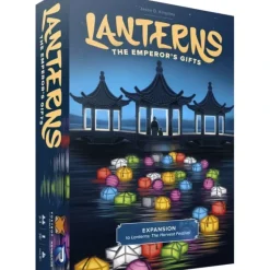 Board Game<Lanterns: The Emperor's Gifts Expansion RGS 00558 - Miniature Marvels: Airplane Models & Painted Dice
