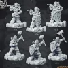 Miniature<Lasryl "The Cleric" - Miniature Marvels: Airplane Models & Painted Dice