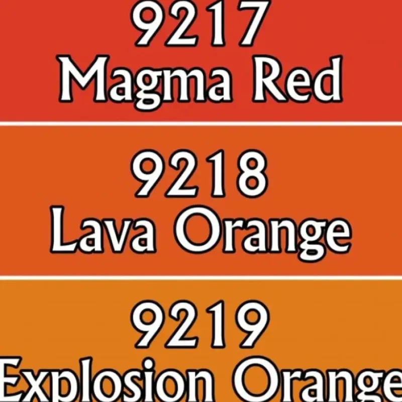 Paint<Lava Colors: MSP Triads RPR 09773 - Miniature Marvels: Airplane Models & Painted Dice