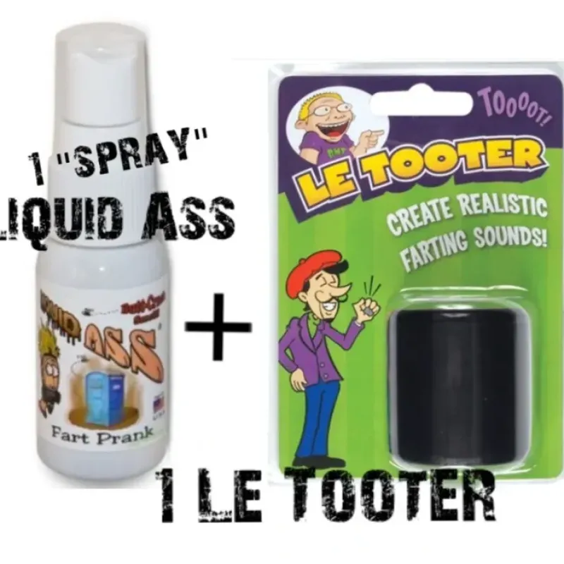 Egpull<LE TOOTER - fart machine Pooter + 1 LIQUID ASS SPRAY - Miniature Marvels: Airplane Models & Painted Dice