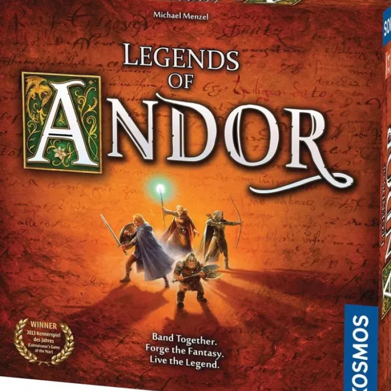 Board Game<Legends of Andor (Base Game) TAK 691745 - Miniature Marvels: Airplane Models & Painted Dice