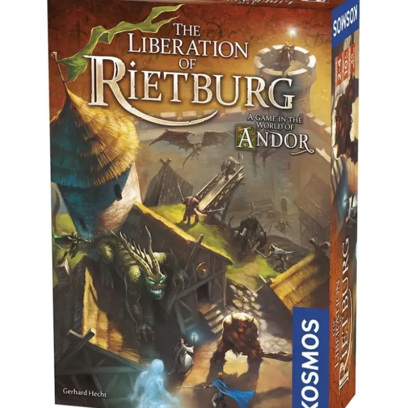 Board Game<Legends of Andor: The Liberation of Rietburg TAK 691746 - Miniature Marvels: Airplane Models & Painted Dice