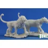 Miniature<Lions (2): Bones RPR 77341 - Miniature Marvels: Airplane Models & Painted Dice