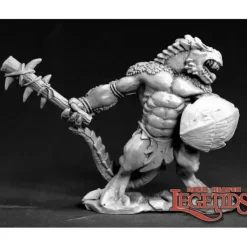 Miniature<Lizardman Tyrant: Dark Heaven Legends RPR 03390 - Miniature Marvels: Airplane Models & Painted Dice