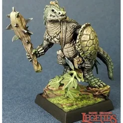 Miniature<Lizardman w/ Club & Shield: Dark Heaven Legends RPR 03705 - Miniature Marvels: Airplane Models & Painted Dice