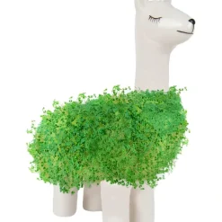 Egpull<Llama Ceramic Planter - Desktop Sprouting Chia Pet Plant Pot - Gift Republic - Miniature Marvels: Airplane Models & Painted Dice