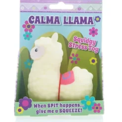 Egpull<LLAMA Squishy Fidget Stress Squish Toy ~ " When Spit Happens give a Squeeze " - Miniature Marvels: Airplane Models & Painted Dice