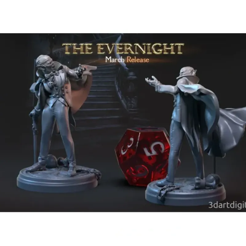 Miniature<Lord Maxim - Miniature Marvels: Airplane Models & Painted Dice