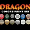 Paint<LTP: Dragon Colors Paint Set - Miniature Marvels: Airplane Models & Painted Dice