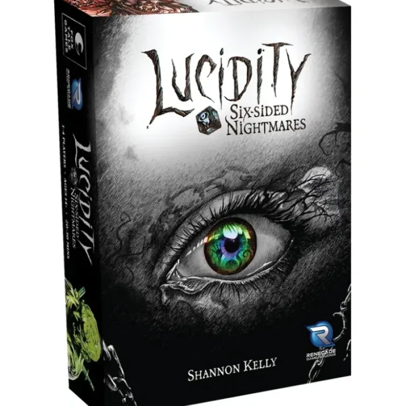 Board Game<Lucidity - Six-Sided Nightmares RGS 00804 - Miniature Marvels: Airplane Models & Painted Dice
