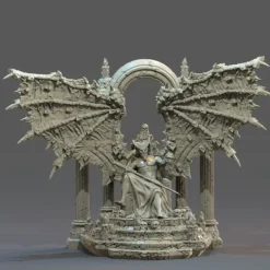 Miniature<Lucifer - Miniature Marvels: Airplane Models & Painted Dice