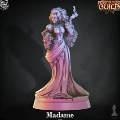 Miniature<Madame - Miniature Marvels: Airplane Models & Painted Dice