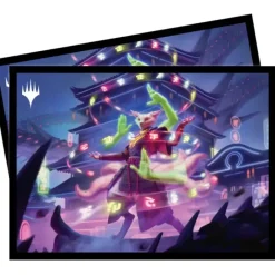 Accessories<Magic the Gathering CCG: March of the Machine 100ct Deck Protector Sleeves C - Miniature Marvels: Airplane Models & Painted Dice