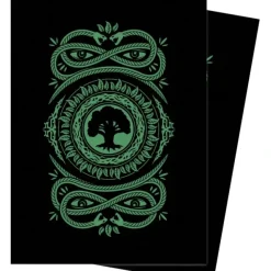 Accessories<Magic the Gathering CCG: Mana 7 100ct Sleeves Forest - Miniature Marvels: Airplane Models & Painted Dice