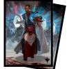 Accessories<Magic the Gathering CCG: March of the Machine 100ct Deck Protector Sleeves 4 - Miniature Marvels: Airplane Models & Painted Dice