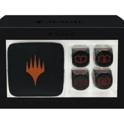 Accessories<Magic the Gathering CCG: Mythic Edition Loyalty Dice and Case - Miniature Marvels: Airplane Models & Painted Dice