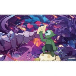 Accessories<Magic the Gathering CCG: Ravnica Remastered Holofoil Playmat - Miniature Marvels: Airplane Models & Painted Dice