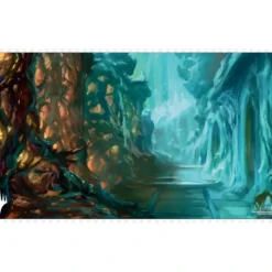 Accessories<Magic the Gathering CCG: Ravnica Remastered Playmat from the Simic Combine - Miniature Marvels: Airplane Models & Painted Dice