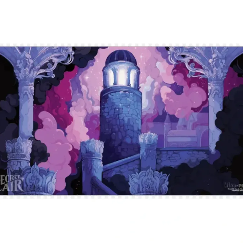 Accessories<Magic the Gathering CCG: Secret Lair Holiday 2023 - Through the Wormhole Playmat v5 - Miniature Marvels: Airplane Models & Painted Dice