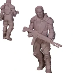 Miniature<Male Agent - Miniature Marvels: Airplane Models & Painted Dice