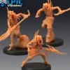 Miniature<Marine Warriors - Miniature Marvels: Airplane Models & Painted Dice