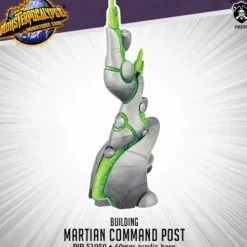 Miniature<Martian Command Post: Monsterpocalypse - Building PIP 51050 - Miniature Marvels: Airplane Models & Painted Dice