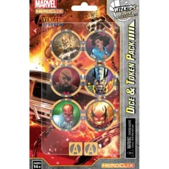 Miniature<Marvel HeroClix: Avengers Forever Dice & Token Pack Ghost Rider WZK 84860 - Miniature Marvels: Airplane Models & Painted Dice