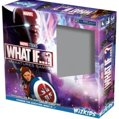 Miniature<Marvel Studios Disney Plus What If...? Miniatures Game: Marvel HeroClix WZK 84831 - Miniature Marvels: Airplane Models & Painted Dice