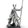 Miniature<Mau The Tabaxi Monk - Miniature Marvels: Airplane Models & Painted Dice