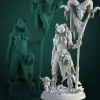 Miniature<Meirsoa Gnoll Matriarch 75mm - Miniature Marvels: Airplane Models & Painted Dice