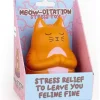 Egpull<Meow-Ditation Cat Kitty Stress Fidget Toy Large Stress Relief ~ Funny Gift - Miniature Marvels: Airplane Models & Painted Dice
