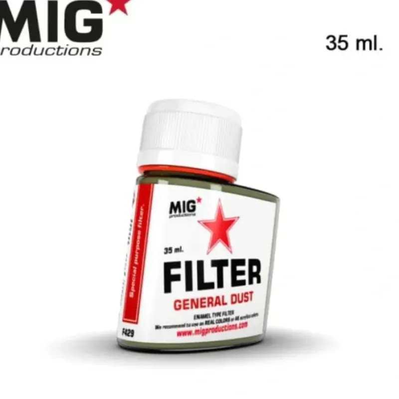 Paint<MIG Productions: Filter - General Dust 35ml LTG AK-F429 - Miniature Marvels: Airplane Models & Painted Dice