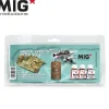 Paint<MIG Productions: Special Effects Set 2 LTG AK-P268 - Miniature Marvels: Airplane Models & Painted Dice