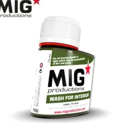 Paint<MIG Productions: Wash for interior 75ml LTG AK-P282 - Miniature Marvels: Airplane Models & Painted Dice